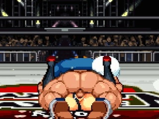 Brunette cums to hentai