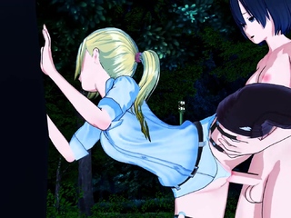 Hentai chick enjoys anal sex at the gym