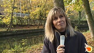 Hot mature slut Lisa having a hardcore threesome and DP