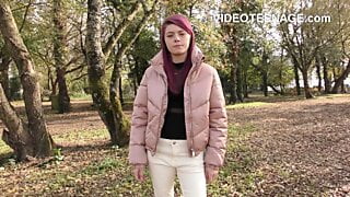 lovely 18 years old teen at first porn casting