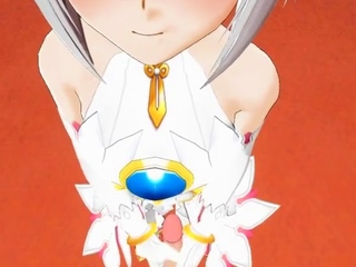 Hentai redhead gives blowjob and having sex