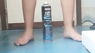 car spray deodorant and car silicone hose in the pussy