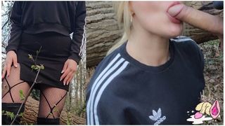 OUTDOOR Meet A Stranger In The Woods To Suck And Fuck His Big Dick Litclit69