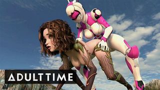 F.U.T.A. Sentai Squad – Giant Robotic Futanari Orgasm