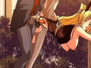 ANAL creampie with carrot in the pussy – Hentai Ahegao