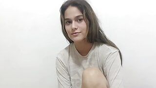 I receive a delicious pussy blowjob from my stepbrother and he fucks me until he cums in me