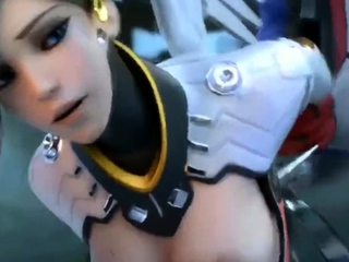 Hot fuck scene with 3d hentai beauty