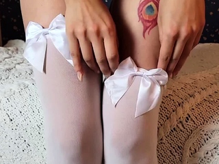 Stacked brunette goes solo toys and masturbation